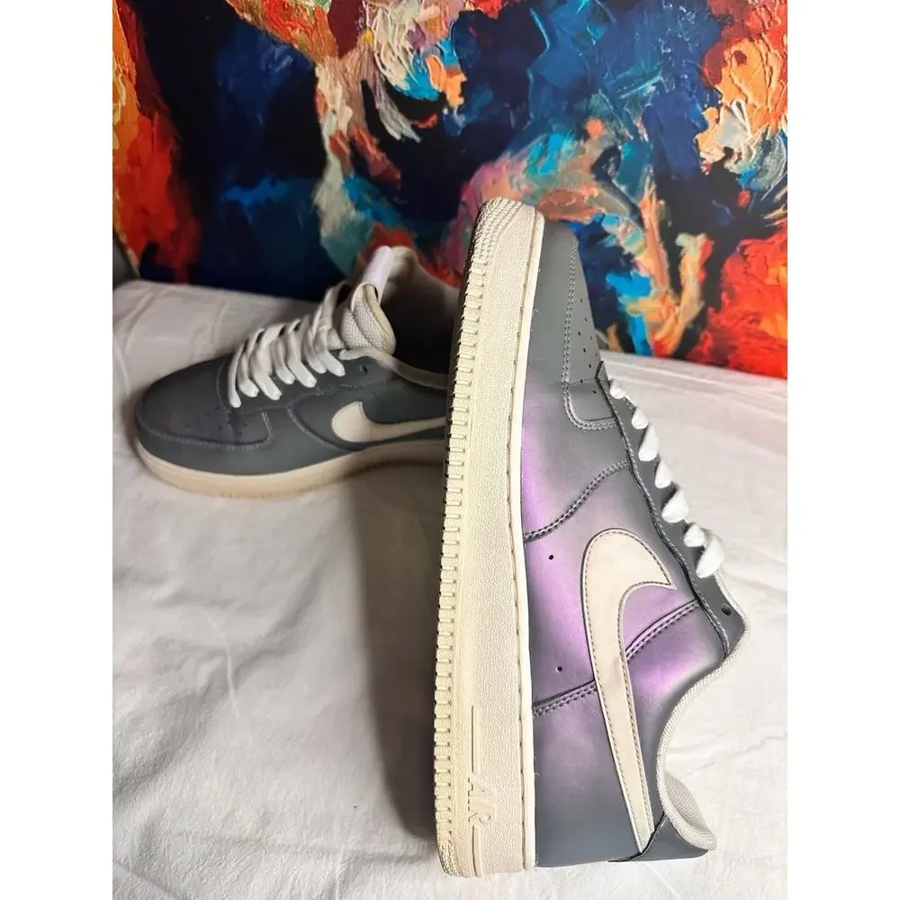 No.47 Nike Air Force 1 '07 LV8 Low 'Iced Lilac' Iridescent Sneakers